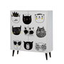 Hanah Home Multilüx Cats Armario Multiusos
